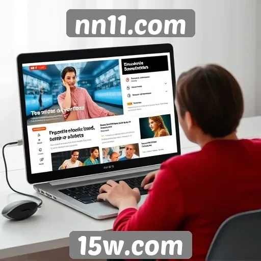 Experiência do usuário no site nn11.com